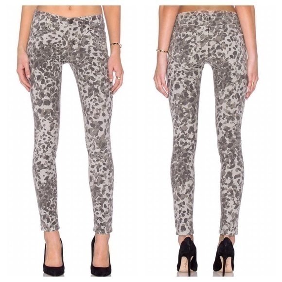 NWT Current/Elliott The Welt Pocket Ankle Skinny Jeans Print Size 0-27